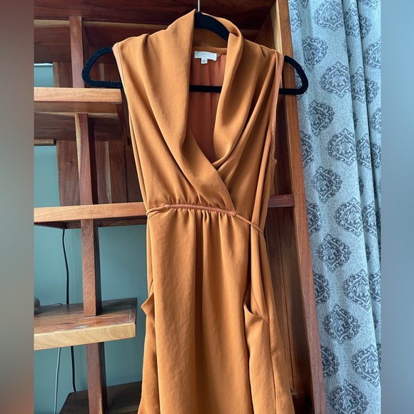 aritzia wilfred sabine dress orange XS - Picture 7 of 9